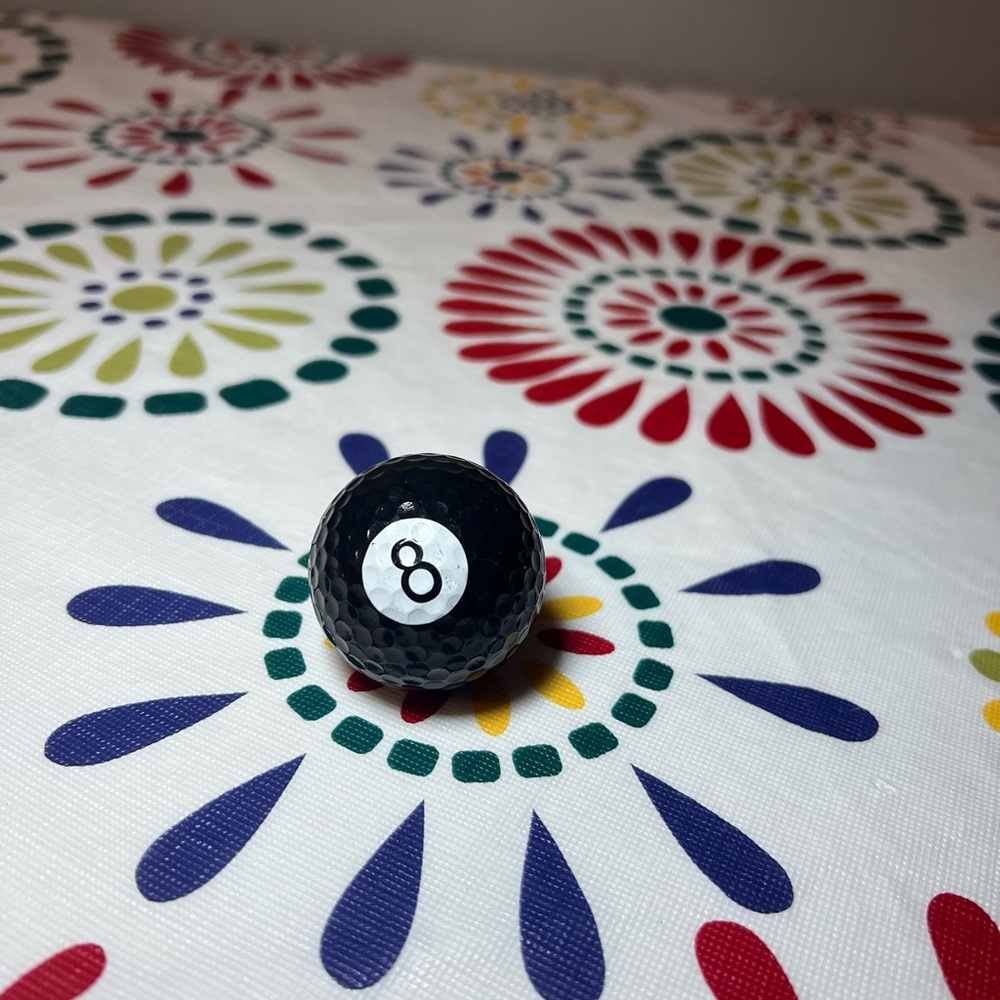 Black 8 Ball Golf Ball